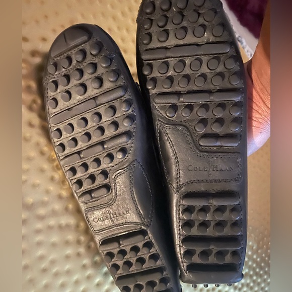 Black Driving loafer with camo tabby and gold accents - Picture 3 of 3